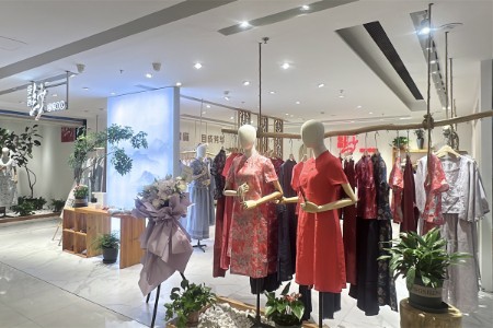 曼茜纱店铺展示